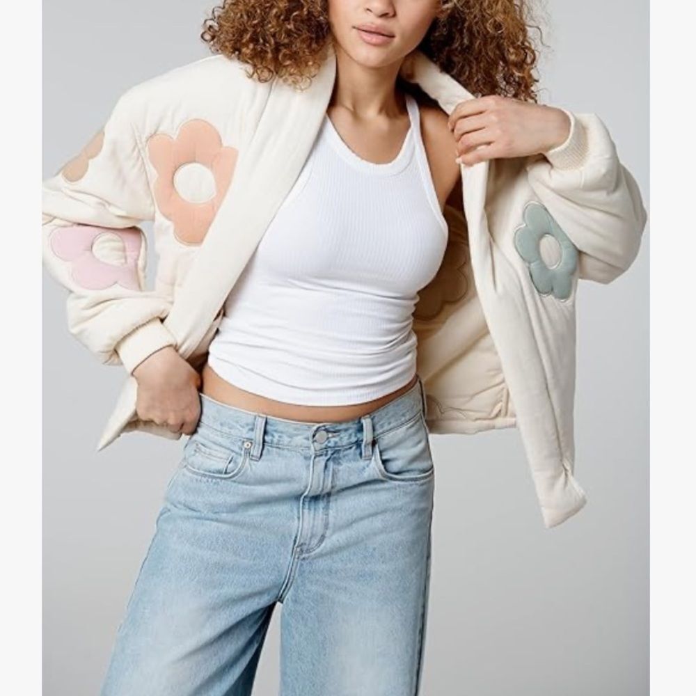 BLANK NYC Womens Women's Quilted Jacket